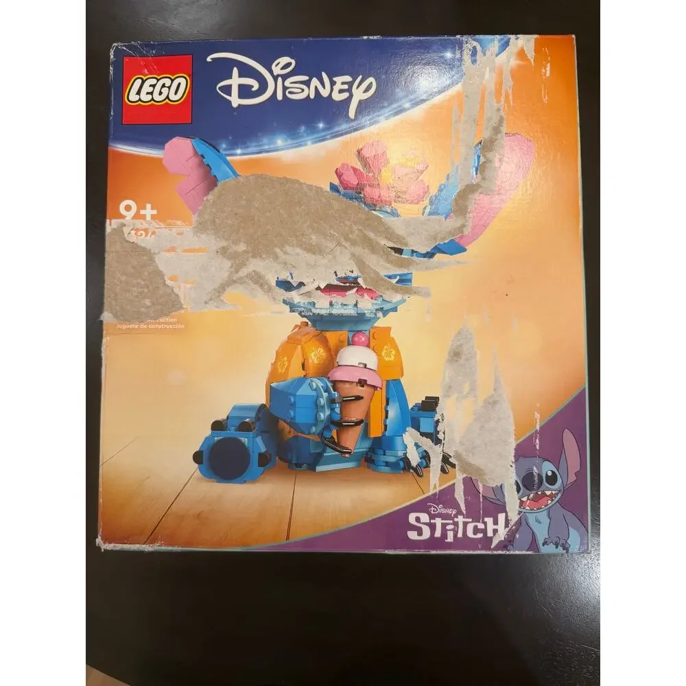 LEGO Disney Stitch 43249 730 Pieces New Sealed Damaged Box